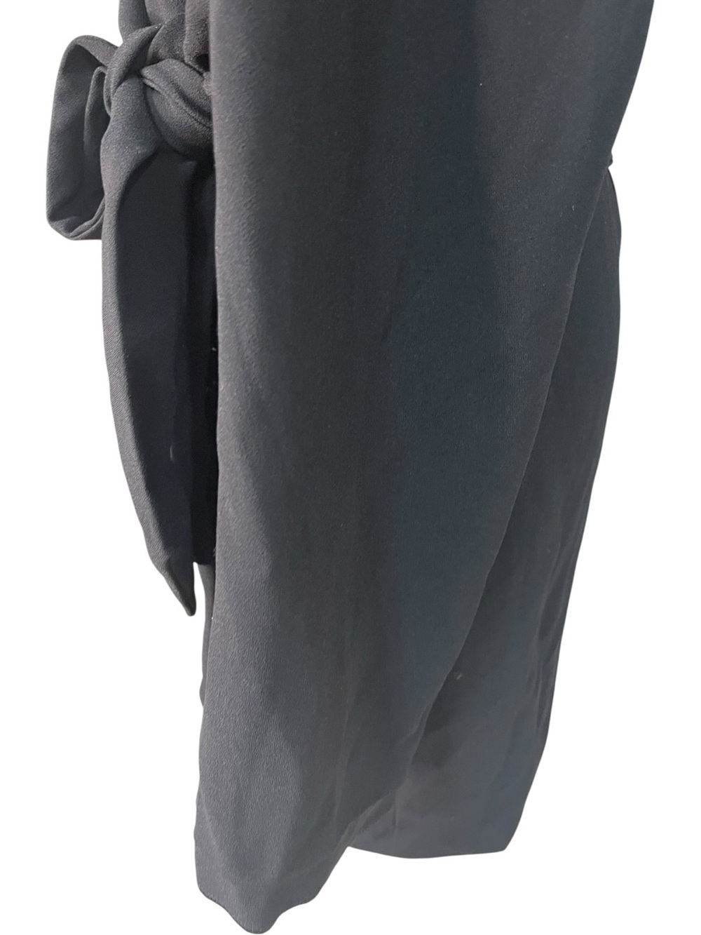 Zara Wrap Front Pareo Blazer Midi Dress Black - Picture 6 of 16
